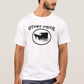 Pridet Gypsy Black & White Caravan Tee Shirt