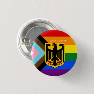 Pridet HBT-Flagga och tyska emblem/Tysklant Knapp