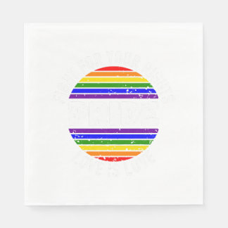 Pridet HBT Kärlek vinner, vi är både glada och sto Pappersservett