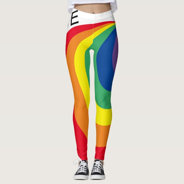 Pridet HBT TQ Rainbow Leggings (Framsida)