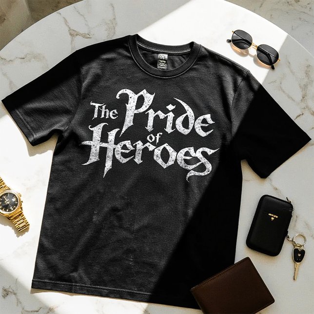 Pridet Heroes - T-shirt för yrkesmässig design (Skapare uppladdad)