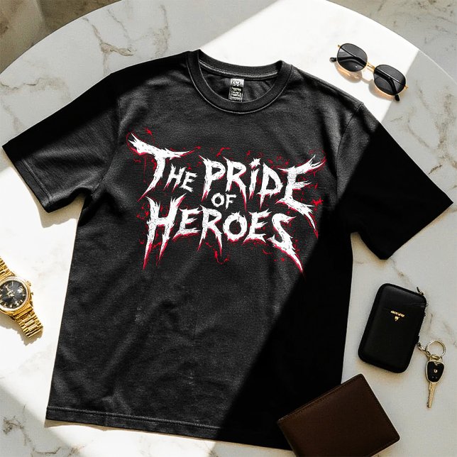 Pridet Heroes - T-shirt för yrkesmässig design (Skapare uppladdad)