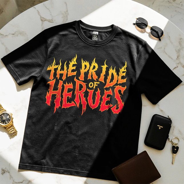 Pridet Heroes - T-shirt för yrkesmässig design (Skapare uppladdad)