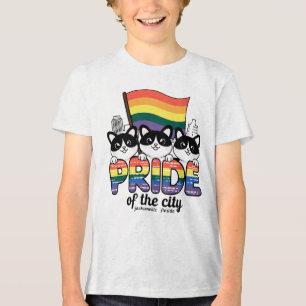 Pridet Jacksonville City Florida USA Rainbow Fla T Shirt