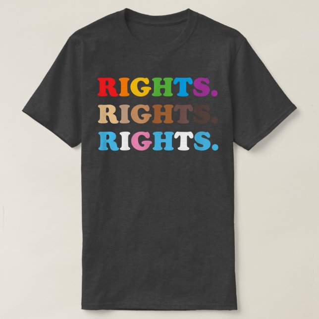 Pridet Jämställdhet mellan pride Höger BLM-Höger H T Shirt (Design framsida)