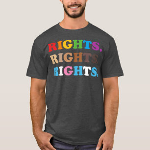 Pridet Jämställdhet mellan pride Höger BLM-Höger H T Shirt