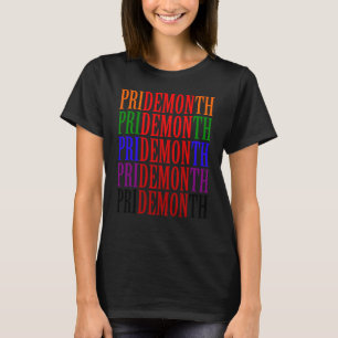 Pridet Järn Demon i månaden T Shirt