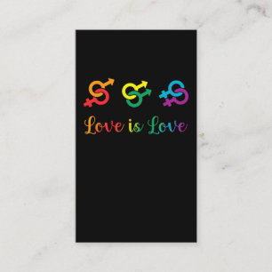 Pridet kärlek för Höger och Lesbisk för likvä Visitkort