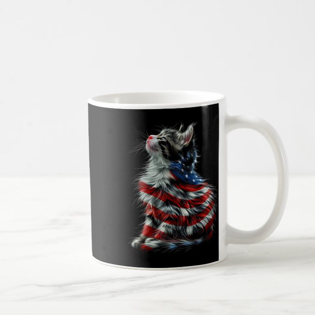 Pridet Kat och Independence day Kaffemugg (Höger)