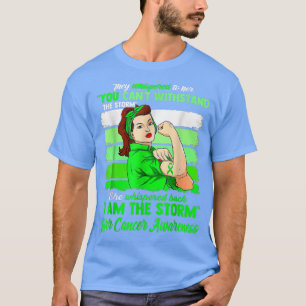 Pridet Kvinnor i stormen Lever Cancer T Shirt