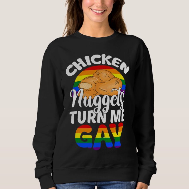 Pridet Kyckelnuggets LGBT T Shirt (Framsida)