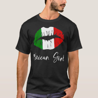 Pridet Latina Girl Läppar T Shirt