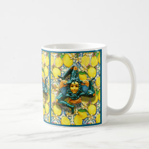 Pridet Lemon Tile Medusa i Italien Sicilien Kaffemugg