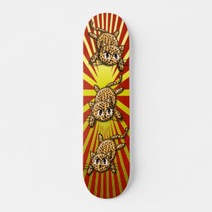 Pridet Leopard Skateboard Bräda 21,5 Cm