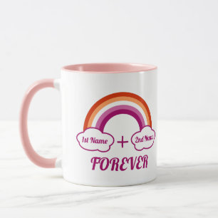 pridet lesbisk design /ett par mugg