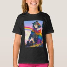 Pridet Lesbisk för Anime Girl