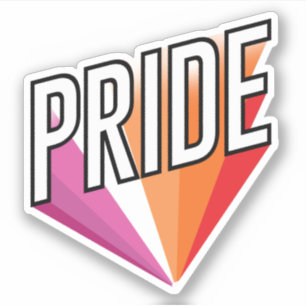 Pridet Lesbisk Klistermärken