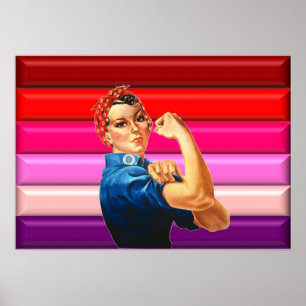 Pridet lesbisk poster