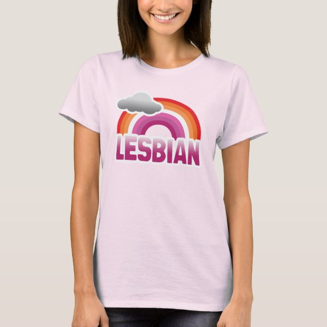 Pridet lesbisk t shirt (Framsida)