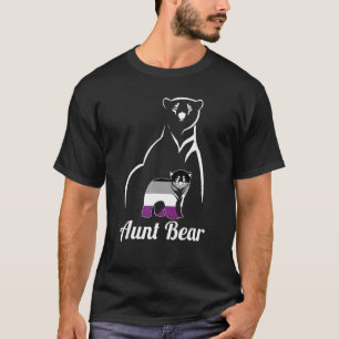 Pridet Lgbt Asexuell Moster Bear Ace Flagga T Shirt