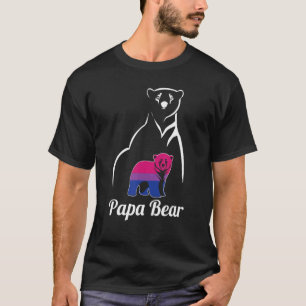 Pridet Lgbt Bisexual Pappa Bear Bi Flagga T Shirt