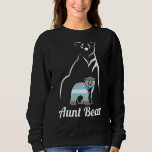 Pridet Lgbt Demiboy Moster Bear Demigender Flagga T Shirt