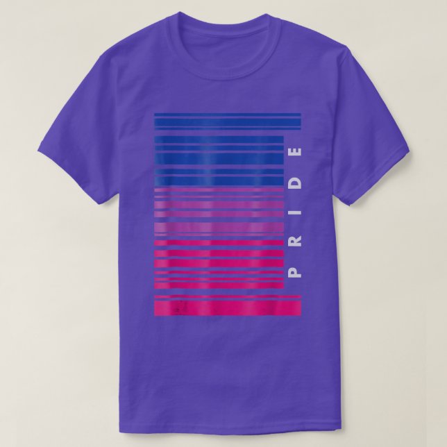 Pridet LGBT-medvetandegörande Månadsstreckkod Pans T Shirt (Design framsida)