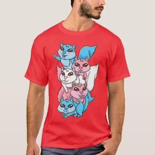 Pridet LGBT Transgender Squirrel Pile Trans T Shirt