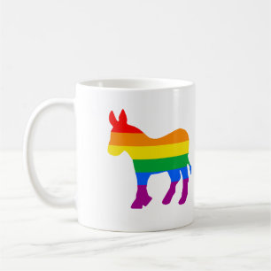 Pridet LGBTQ-demokrati Kaffemugg