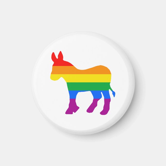 Pridet LGBTQ-demokrati Magnet (Framsidan)