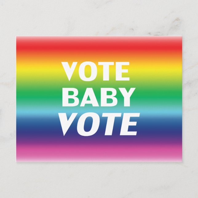 pridet lgbtq lgbt reginbow färg vykort (Framsida)