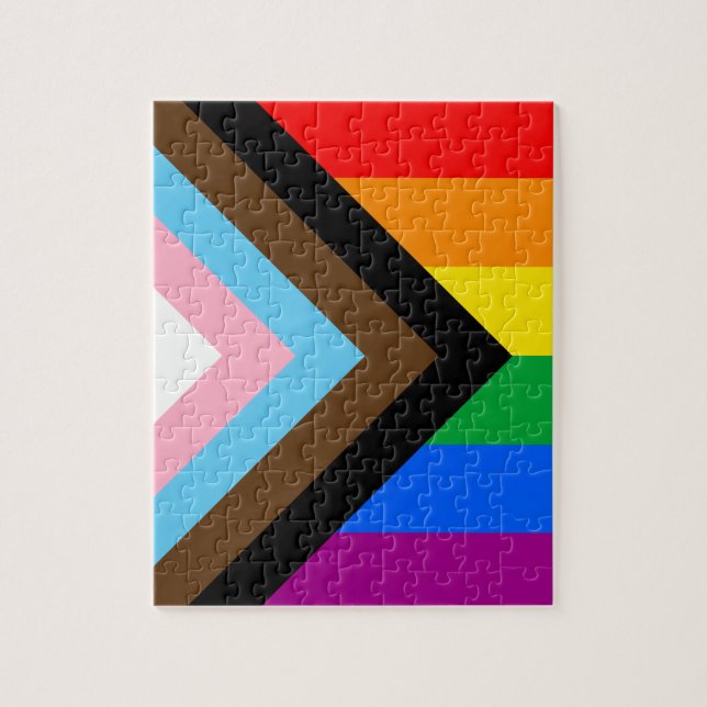 Pridet LGBTQ+ Progress Pussel (Vertikal)