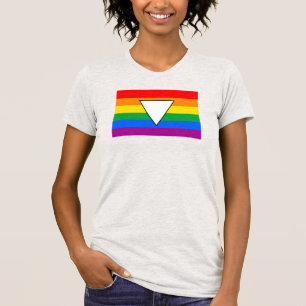 Pridet LGBTQ+ Triangel och regnbåge T Shirt