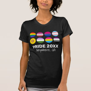 Pridet LGBTQ+ Unity (för Mörk Färg), Anpassningsba T Shirt