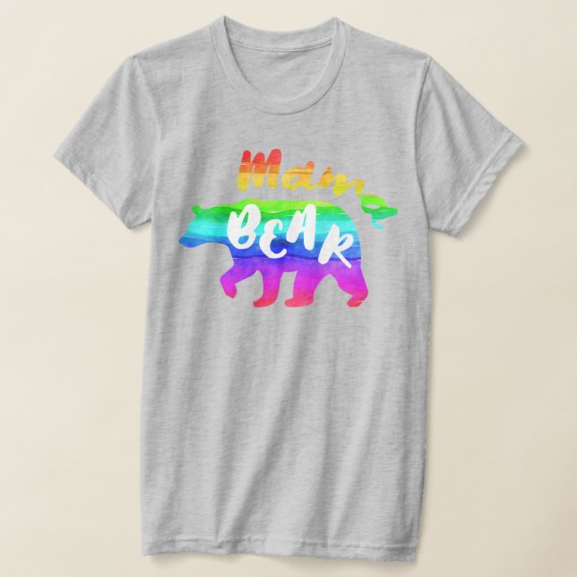 Pridet mamma Bear T Shirt (Laydown)