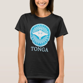 Pridet Manta Ray Tonga Roots T Shirt