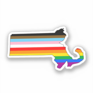 Pridet Massachusetts Inclusive Klistermärken