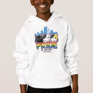 Pridet Memphis City Tennessee USA Rainbow Flagga T Shirt