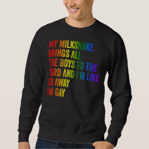 Pridet Mjölkskakan för alla bojor till varvet Lång Ärmad Tröja