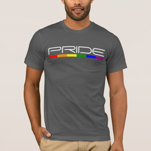 Pridet Modern Masculine och Coola Rainow Flagga Tröja (Framsida)