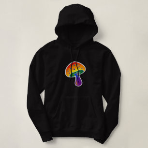 Pridet Mushroom Mönster T Shirt