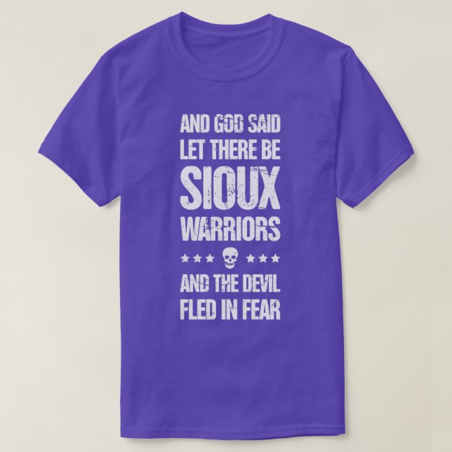 Pridet Native American Sioux T Shirt (Design framsida)