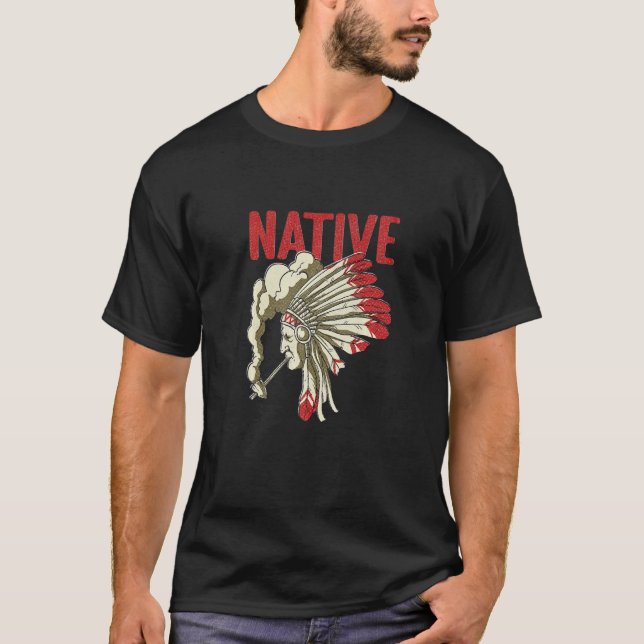 Pridet Native Indian T Shirt (Framsida)