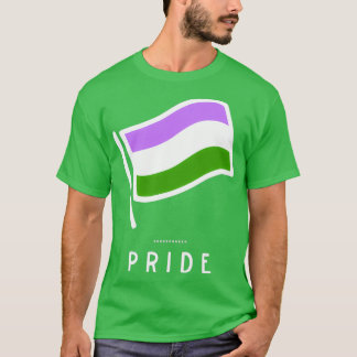 Pridet om genderqueer LGBT Rainbow 2019 Parad Gi T Shirt