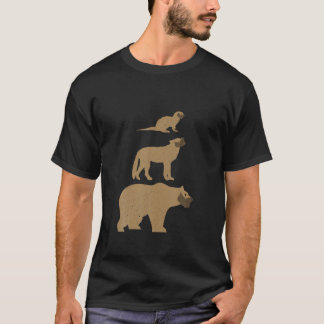 Pridet Otter Varg Bear Gay Slang LGBT T Shirt