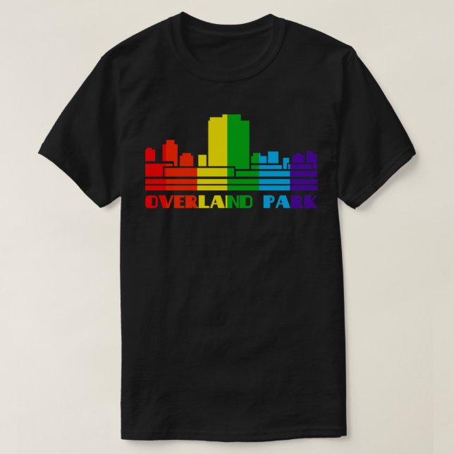 Pridet Overland Park Overland Park LGBT Gift HGBTQ T Shirt (Design framsida)