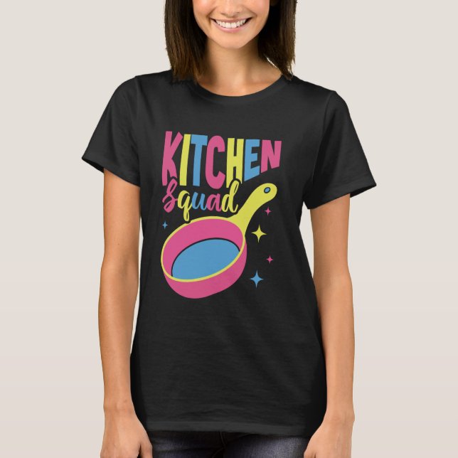 Pridet Pansexual Chef Funny LGBTQ Kitchen Squad Pa T Shirt (Framsida)