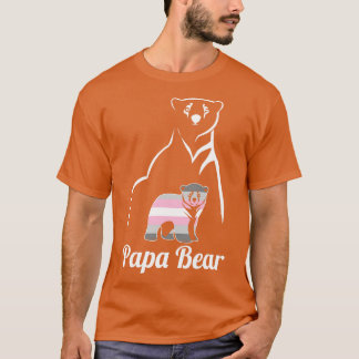 Pridet Pappa Bear Demigender för hbt-demigirl, Fla T Shirt