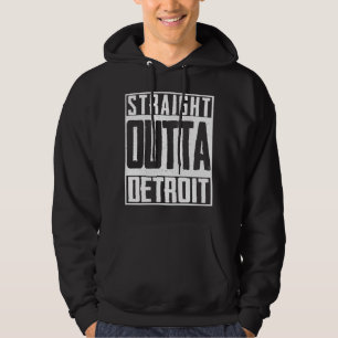 Pridet Patriot för rakt Outta Detroit Hoodie