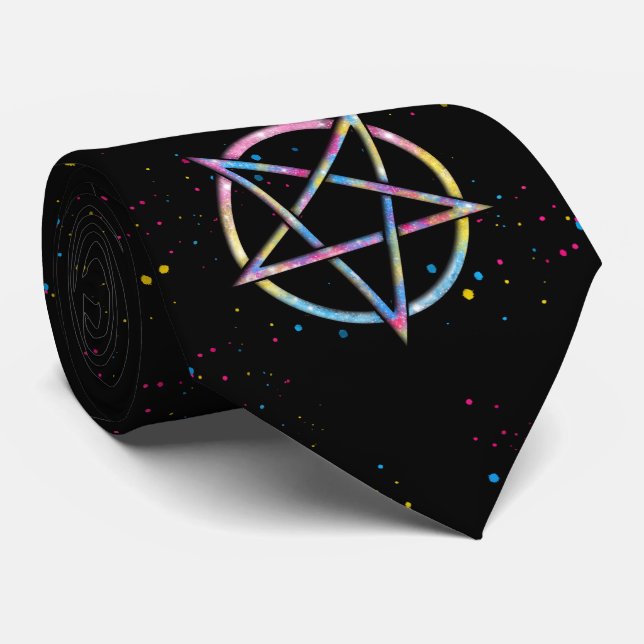 Pridet Pentagram för HBT Pansexual Bisexual Slips (Rullad)